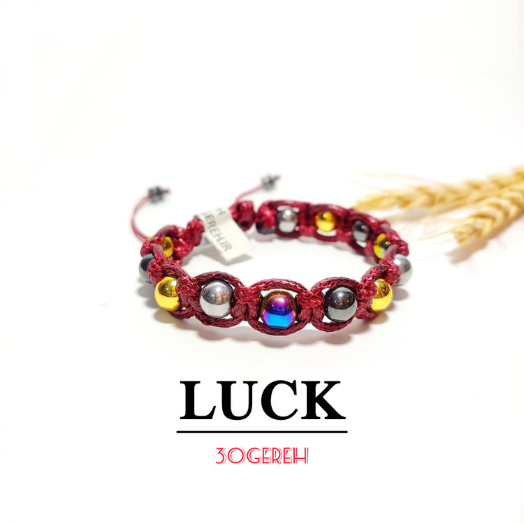 دستبند سنگی شانس دستبند حدید یا هماتیت چهار رنگ