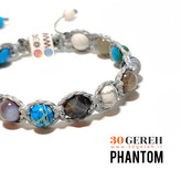 دستبند سنگی اصل فیروزه هائولیت لابرادوریت بوتسوانا جاسپر دستبند سنگی خیال