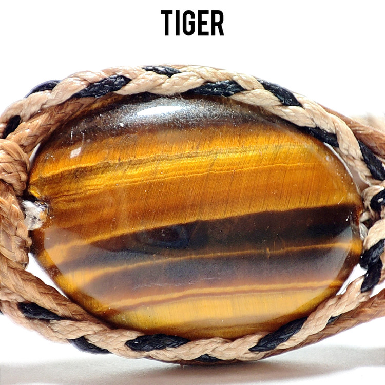 دستبند سنگ چشم ببر اصل درجه یک با درخشندگی فوق العاده بالا