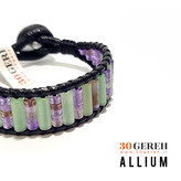 دستبند سنگی خاص الیوم با سنگ آونتورین و آمیتیست اصل درجه یک دستبند الیوم