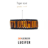 دستبند سنگی چشم ببر درجه یک اصل و معدنی دستبند سنگی لوسیفر