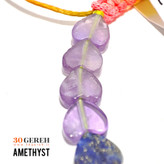 دستبند هفت چاکرا اصل با سنگ های معدنی تراش جدید قلب تختذ