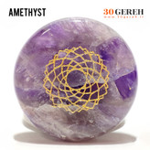 سنگ های هفت چاکرا با تراش سکه ای سنگ های اصل با حکاکی نماد چاکرا ها