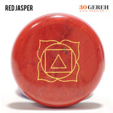 سنگ های هفت چاکرا با تراش سکه ای سنگ های اصل با حکاکی نماد چاکرا ها