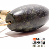 رولر و گواشای سنگ یشم سرپانتین اصل معدنی رولر ماساژور سنگی صورت