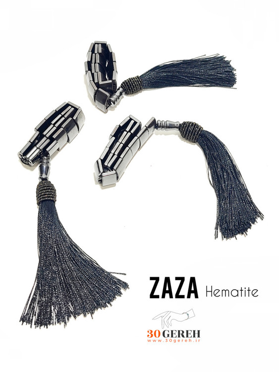 جدیدترین تسبیح سنگی زازا با سنگ حدید اصل و معدنی