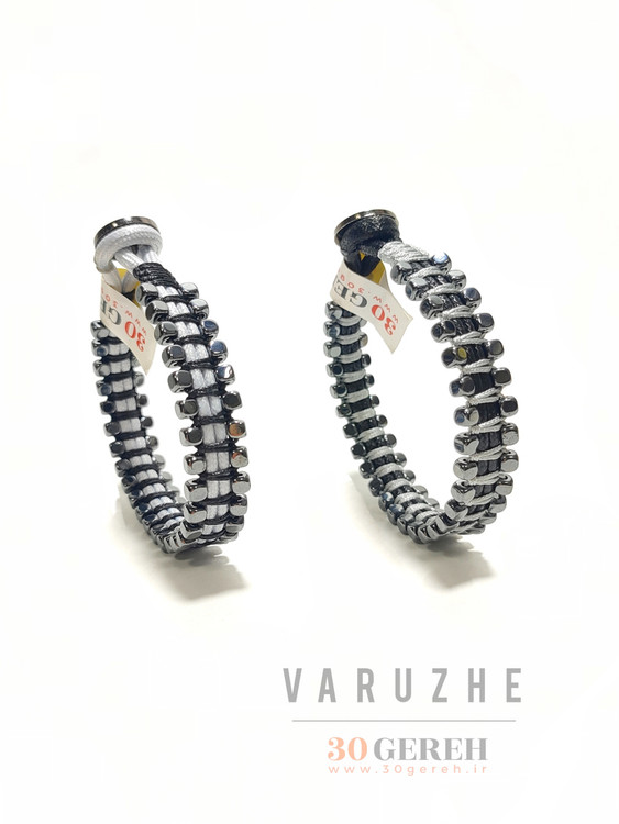 دستبند سنگ حدید جواهری خاص دستبند سنگی واروژ