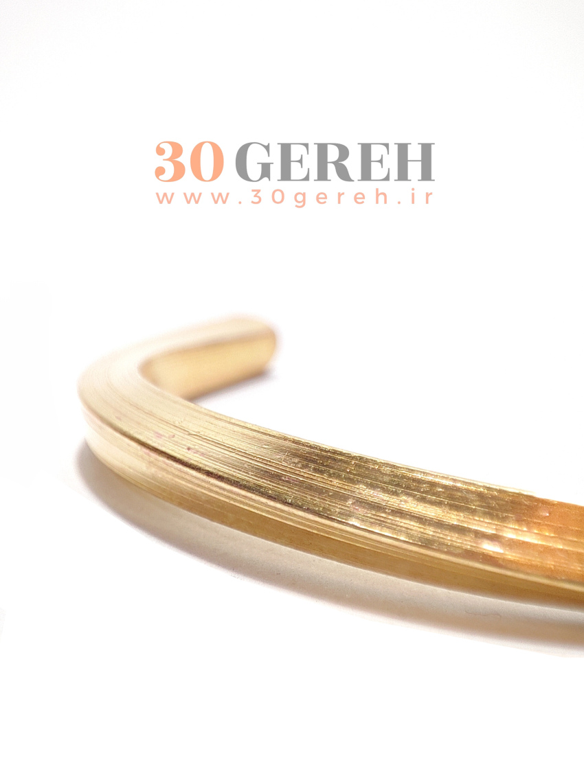 گردنبند و دستبند طرح پیچ طلایی با زنجیر استیل ویتالی رنگ ثابت